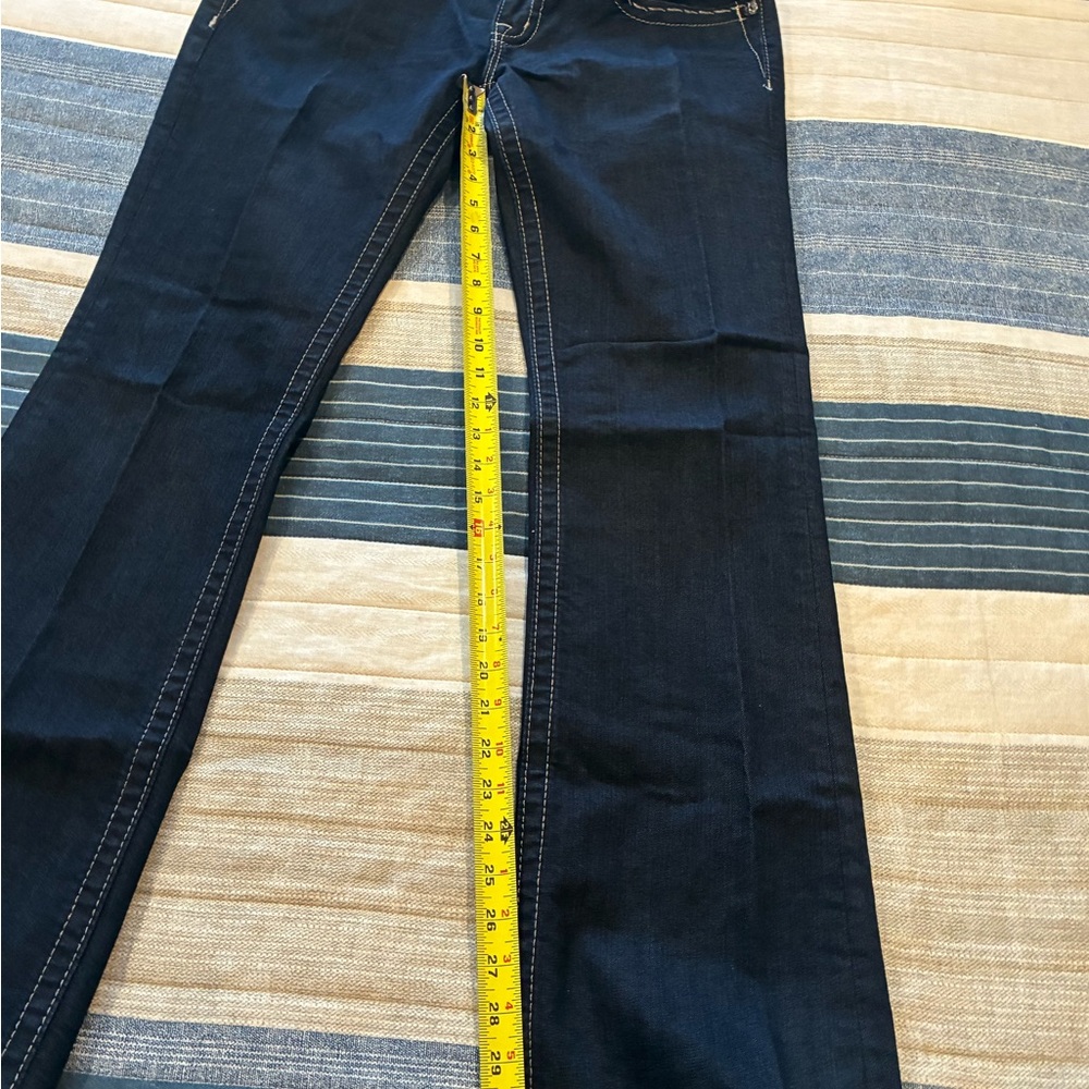 Miss Me Black Boot Cut Jeans with Silver Embellishments - Picture 3 of 5